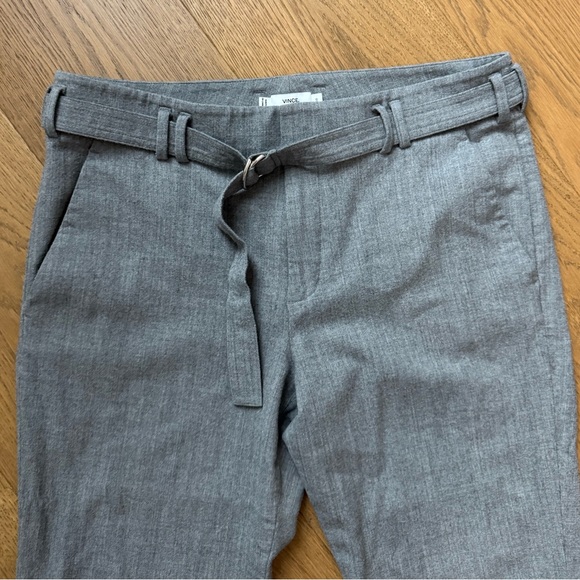 Vince Wool & Cashmere Belted Jogger Pants - Ladies Size 10 - Grey - GUC+ - Picture 3 of 10